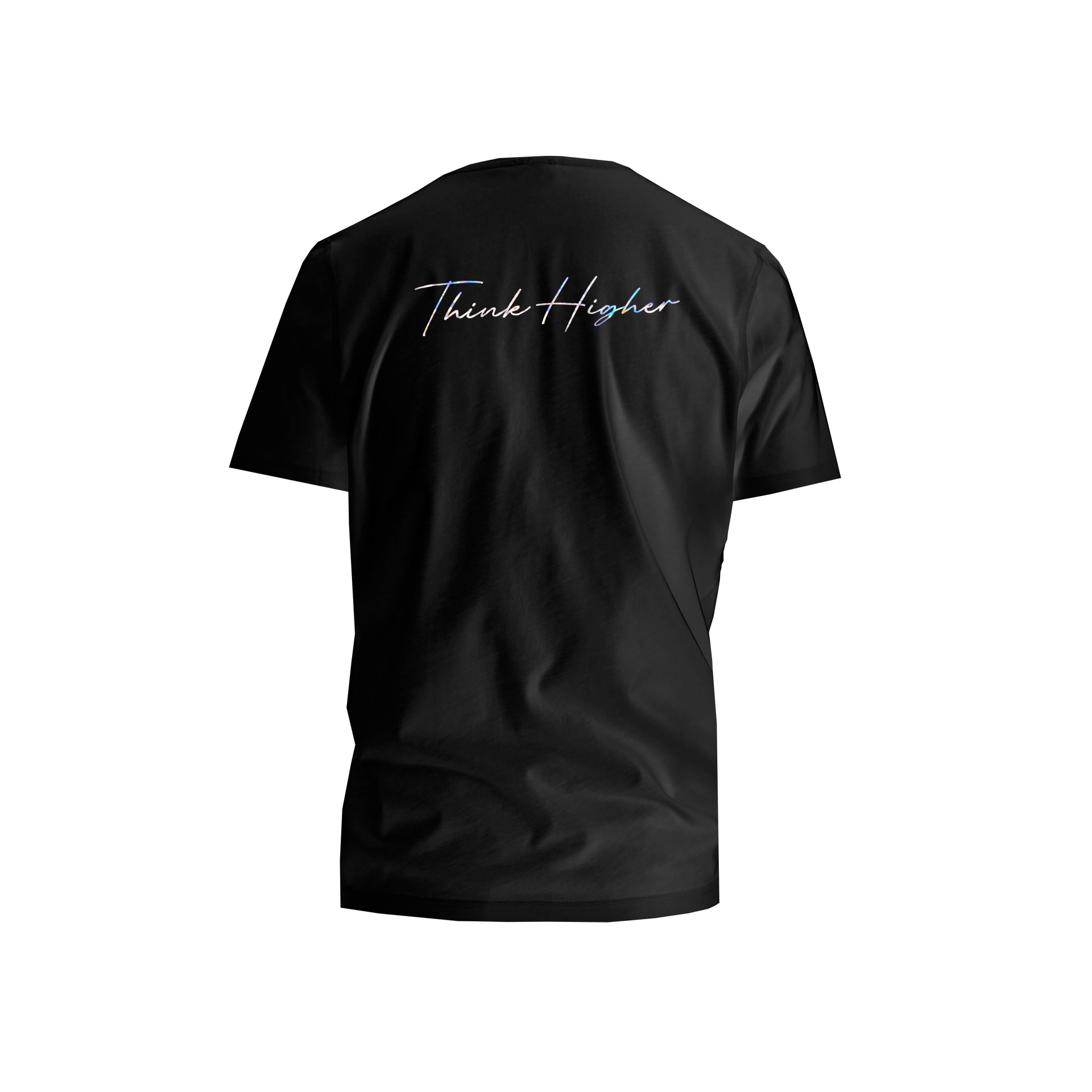 T-shirt - 'Think Higher' - Holographic